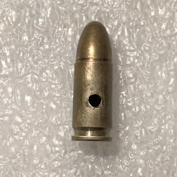 Cartouche 9mm française neutralisée, fabrication LE MANS, datée du 2ème trimestre de 1959 (M. 90LE)