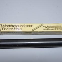 Silencieux Parker Hale calibre 22 long rifle avec sa boite box 225