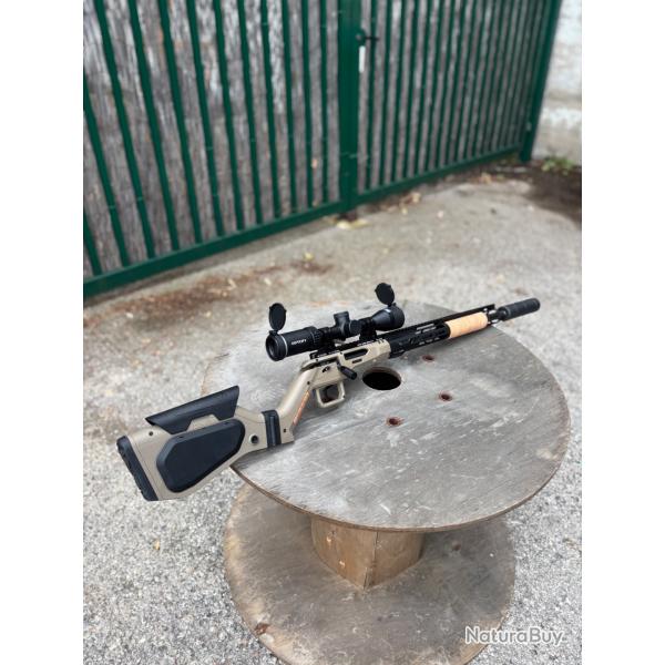 TLD Promo - Carabine Hera Arms H6 TAN - Pack Lunette Riton + Silencieux SAI - 222 Rem - PCKHA446