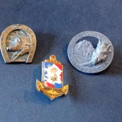 Lot rares insignes Français seconde guerre mondiale et Indochine