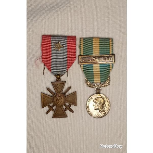 Mdailles Thtres des Oprations Extrieurs Indochine Colonial