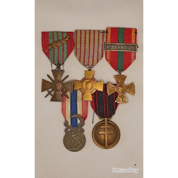 Mdailles FFI rsistance Libration France 39/45 WW2