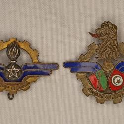 Insignes Compagnie du Matériel et de Réparation au Maroc AFN