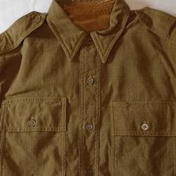 Chemise moutarde Officier US ARMY 39/45 WW2