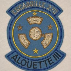 Patch Aéro Escadrille 27S ALOUETTE III