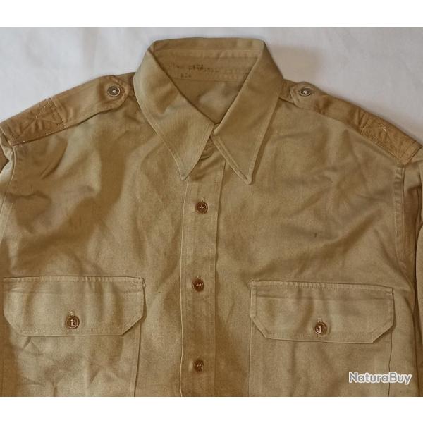 Chemise Chino Officier US Army 39/45 WW2
