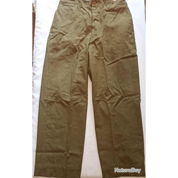 Pantalon moutarde US Army Gi's 39/45 WW2