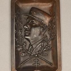 Cendrier Souvenir Libération DE GAULLE 44/45 WW2
