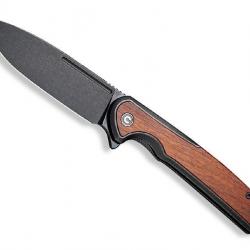 COUTEAU CIVIVI VOLTAIC BOIS DE GUIBOURTIA BLACKWASH
