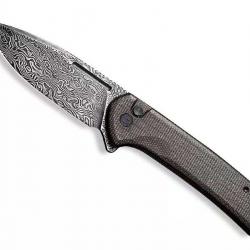 COUTEAU CIVIVI CONSPIRATOR MICARTA VERT/NOIR DAMAS