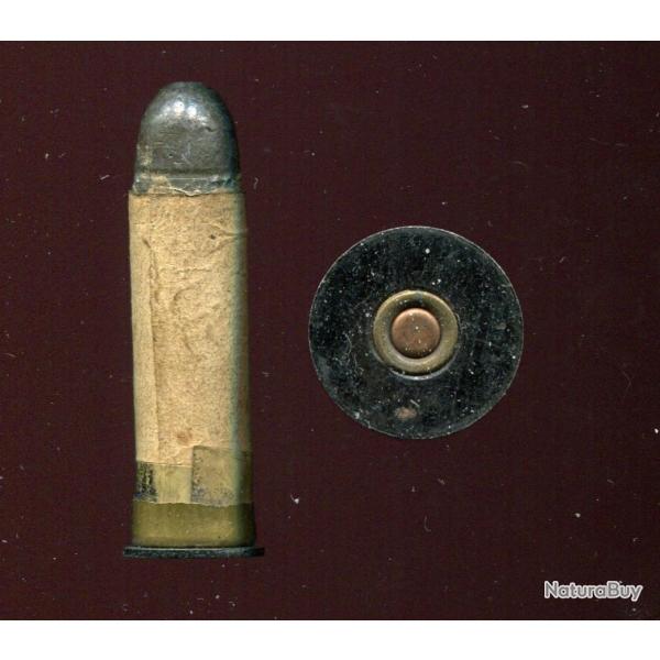 .577 Snider - priode Guerre 1870 - balle plomb - tui en clinquant de laiton recouvert de papier