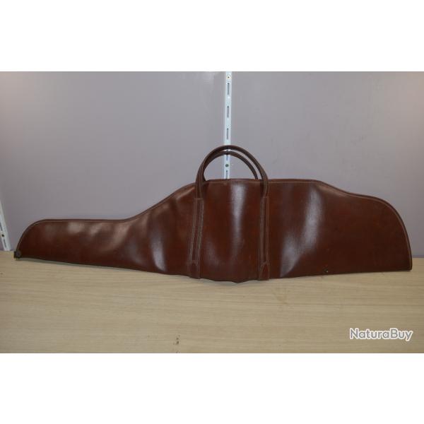 Housse / fourreaux  en cuir transport pour Fusil Chasse / Carabine 100 cm (23)