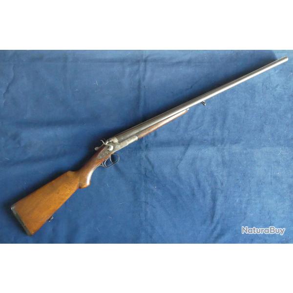 Beau fusil de chasse juxtapos chien extrieur calibre 16/67