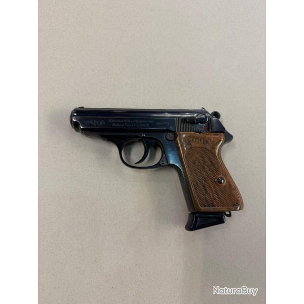 Pistolet walther PPK 7,65 32 ACP occasion TBE
