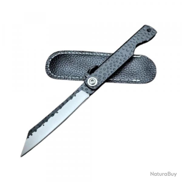 Couteau Pliant Higonokami Acier Forg 17cm - EDC Compact, Camping, Pche, Randonne, Outdoor