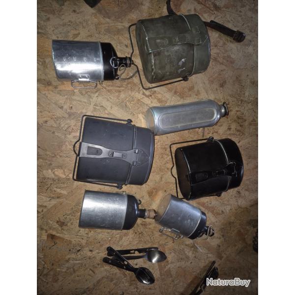 Lot de gamelles arme suisse