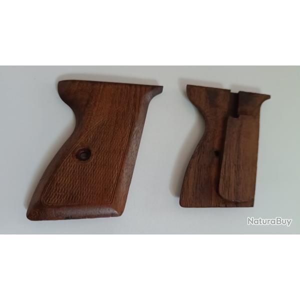 Paire plaquettes crosse mauser hsc