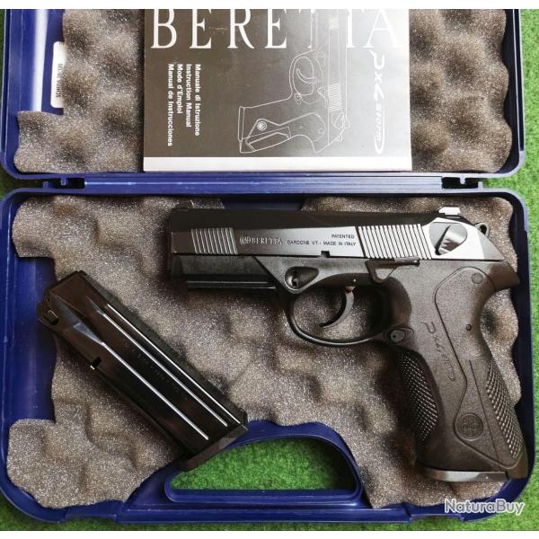 Pistolet semi-automatique BERETTA modle PX4 Storm - Calibre 9x19 - 2 chargeurs, mallette (Occasion 