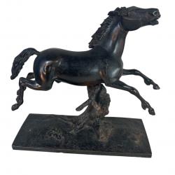 Pierre Lenordez  cheval pure-sang  sculpture bronze
