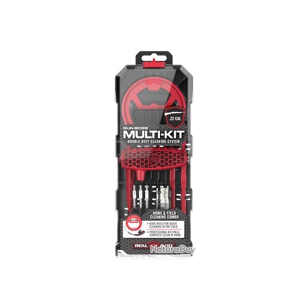 KIT DE NETTOYAGE GUN BOSS MULTI-KIT Cal .22 | REAL AVID
