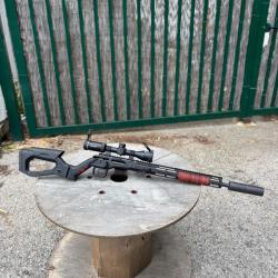 TLD Promo - Carabine Hera Arms H6 Black - Pack Lunette Riton + Silencieux SAI - 222 Rem - PCKHA445