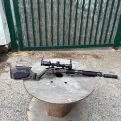 TLD Promo - Carabine Hera Arms H6 OD Green - Pack Lunette Riton + Silencieux SAI - 222Rem - PCKHA447