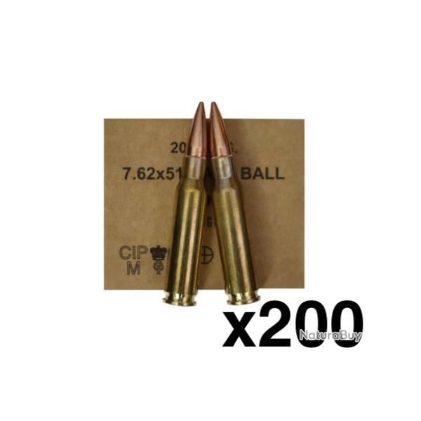 200 Munitions GGG .308 Win 147 gr FMJ