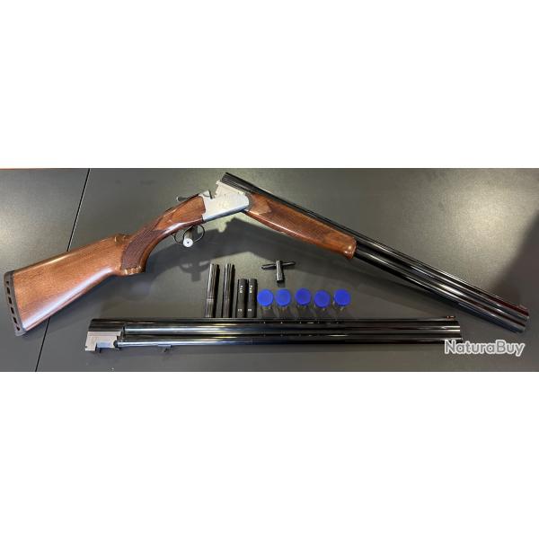 Fusil Superpos FAIR Acier 12/76 canon 71 + canon 66 + 13 chokes