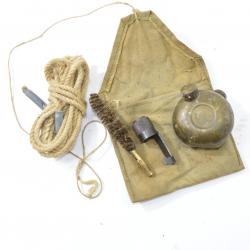 Kit / nécessaire de nettoyage pour Mauser Tchèque VZ24 et dérivés. Protège bouche, huilier (D)