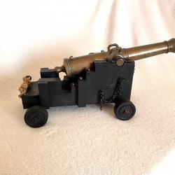 Canon de signalisation en bronze XIXÈME