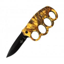 Poing Americain Couteau Snake Eye SE-5273 - Jaune