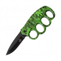 Poing Americain Couteau Snake Eye SE-5273 - Vert