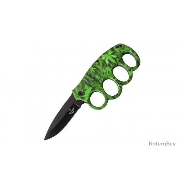 Poing Americain Couteau Snake Eye SE-5273 - Vert