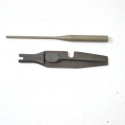 Outil multifonction tournevis 2e type + chasse goupille du kit Russe. AK47 / 74 AKM et dérivés. (A)