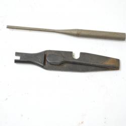 Outil multifonction tournevis 2e type + chasse goupille du kit Russe. AK47 / 74 AKM et dérivés. (F)