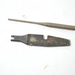 Outil multifonction tournevis 1er type + chasse goupille du kit Russe. AK47 / 74 AKM et dérivés (B)