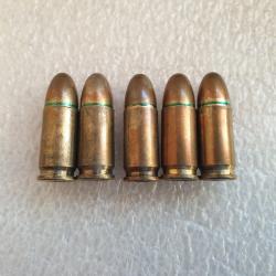 Cartouche 9mm française neutralisée 2ème trimestre de 1956 (M. 90AV)