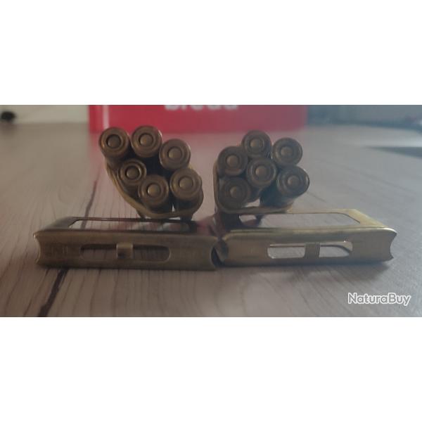 2 Clips avec 12 munitions carcano