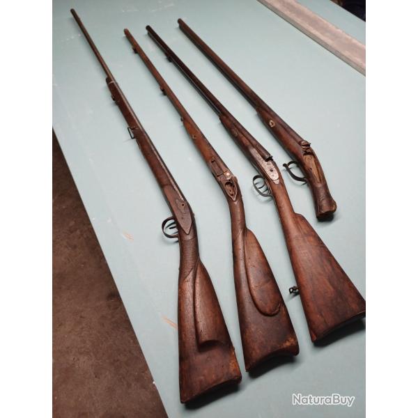 Lot fusil de chasse