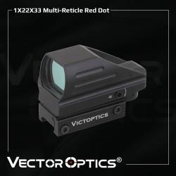 VictOptics 1X22X33 Multi-réticule point rouge LIVRAISON GRATUITE !!