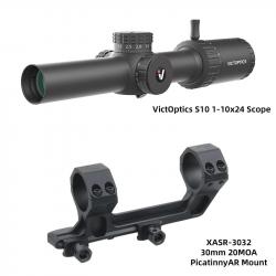 Portée VictOptics S10 1-10x24 Modèle : OPSL37 XASR-3032