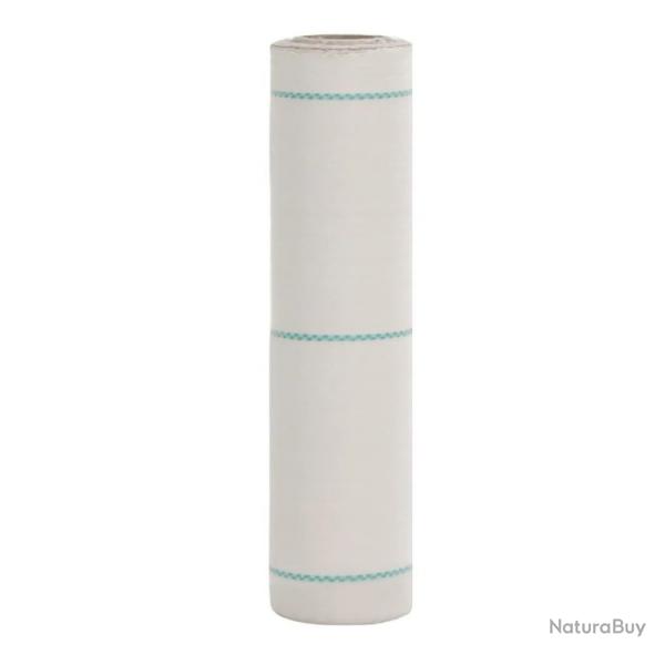 Toile anti-mauvaises herbes blanche 0,5x100 m en polypropylne pour jardiniers