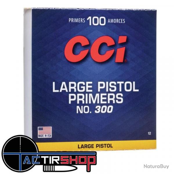1000 Amorces CCI large pistol n 300