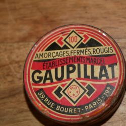 Boite d'amorces fermés rougis GAUPILLAT incompléte