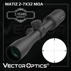 Vector Optics-Lunette de visée Dia, lunette de chasse, 2-7x32, 25.4mm - SCOM-33 LIVRAISON GRATUITE !