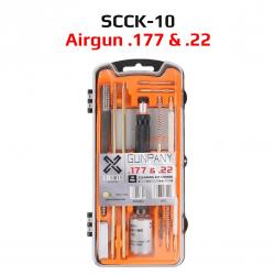 Kit de nettoyage pour pistolets à air comprimé.177 et.22 Modèle : SCCK-10 LIVRAISON GRATUITE
