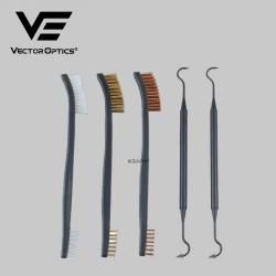 Optique vectorielle brosse en fil d'acier à Double extrémité