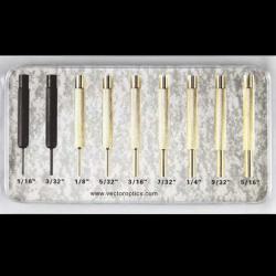 Kit d'outils de poinçonnage Gun Smith, optique vectorielle, 9 pièces -**SCOT-46