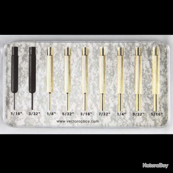 Kit d'outils de poinonnage Gun Smith, optique vectorielle, 9 pices -**SCOT-46