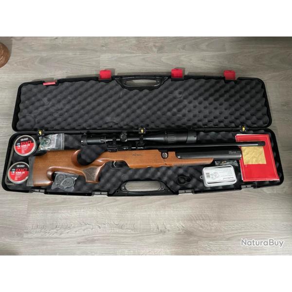 Carabine PCP Aselkon MX6 cal. 6.35mm (19.9 joules) - Comme neuf + accessoires